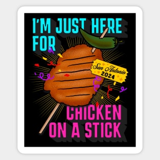 Chicken on a Stick Sticker